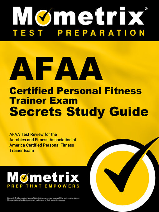 Cover image for AFAA Certified Personal Fitness Trainer Exam Secrets Study Guide